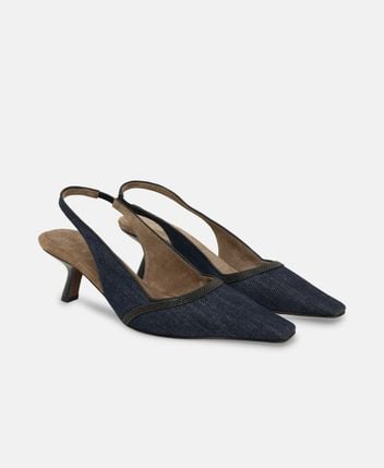 Slingback pumps