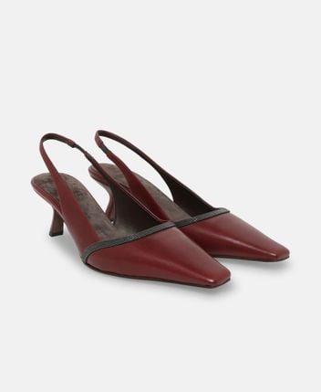 Slingback pumps