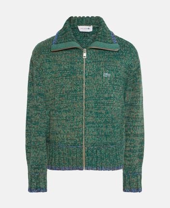 Wool-blend cardigan