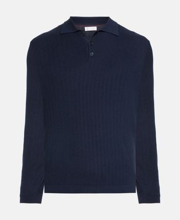 Long-sleeved polo shirt