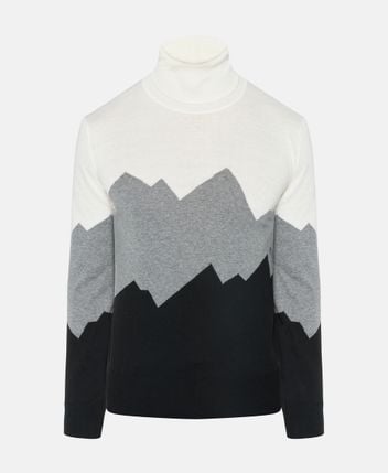 Wool-blend rollneck