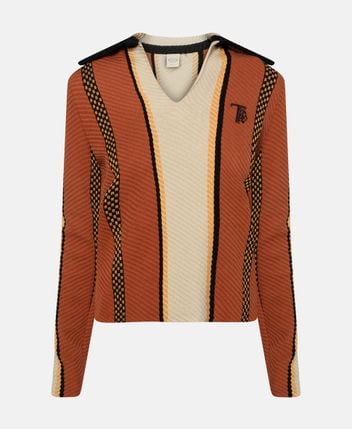 Knitted polo shirt