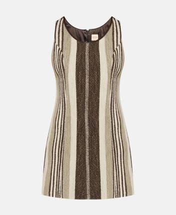 Wool-blend dress