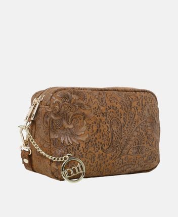 Leather cross body bag Calatafimi