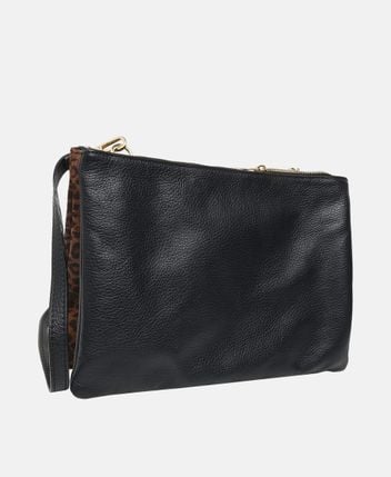 Leather cross body bag
