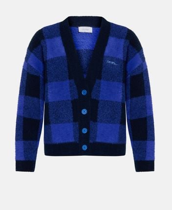 Wool-blend cardigan