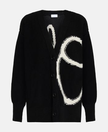 Wool cardigan Script Off