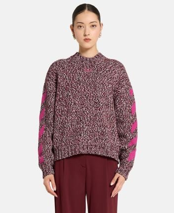 Wool-blend pullover Mouline