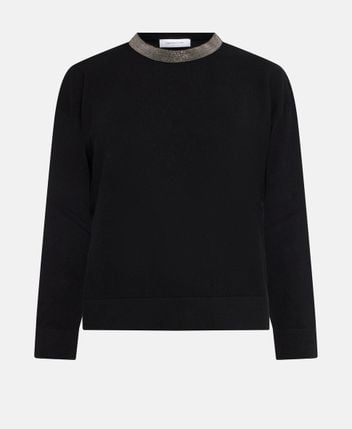 Wool-silk blend jumper
