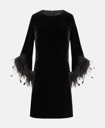 Silk-blend dress