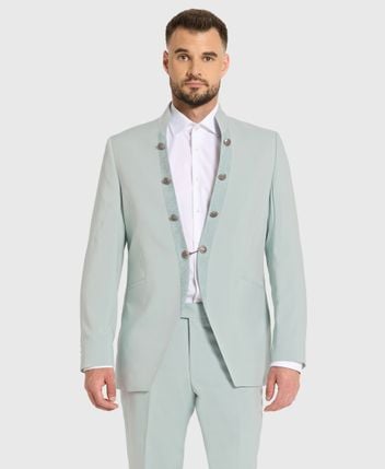 Wool-blend suit