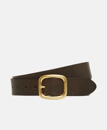 Leather belt