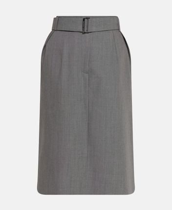 Wool-blend skirt