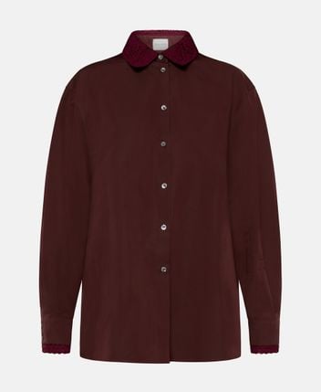 Silk-blend blouse