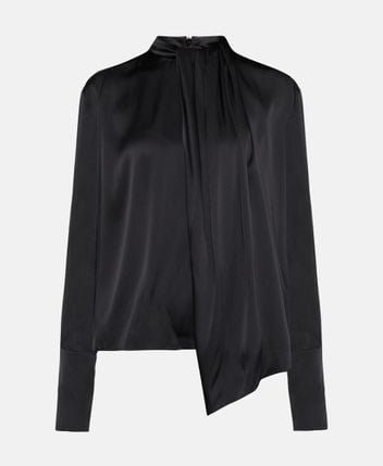 Silk shirt blouse