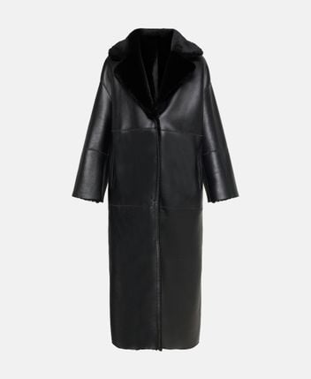 Reversible shearling coat Vienna