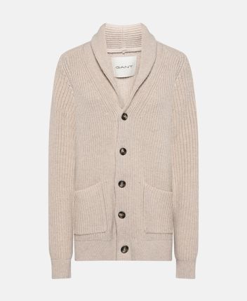Wool-blend cardigan