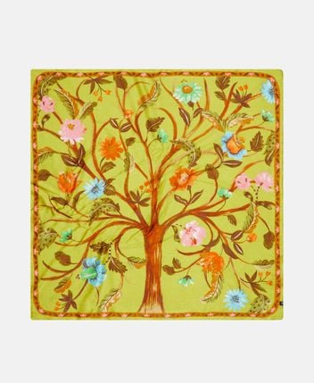 Silk square scarf