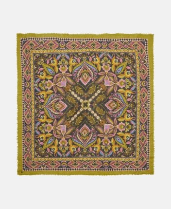 Woolen square scarf