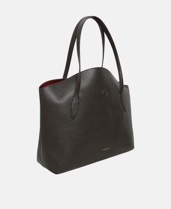 Leather shopper