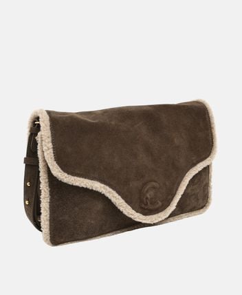 Leather shoulder bag