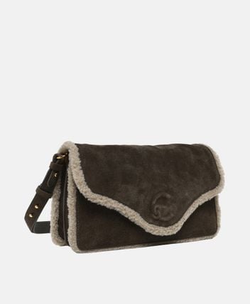 Leather shoulder bag C-Me