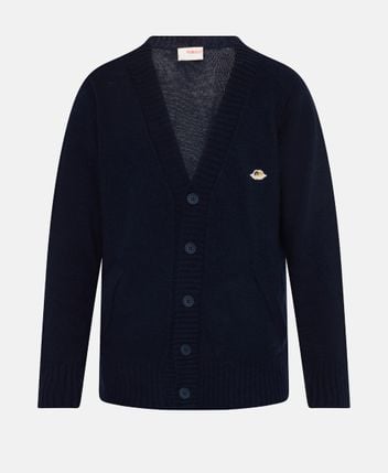 Wool-blend cardigan