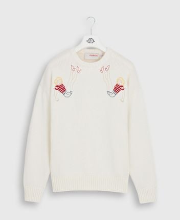 Wool-blend pullover