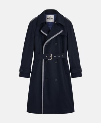 Wool-blend coat