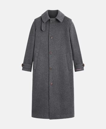 Wool-blend coat