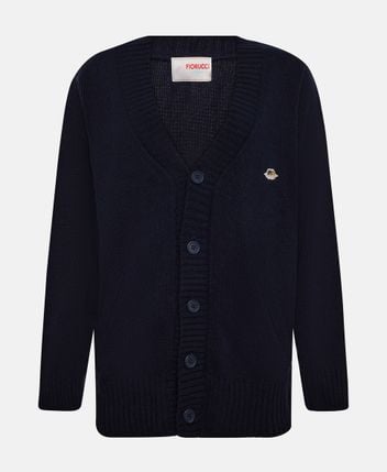 Wool-blend cardigan