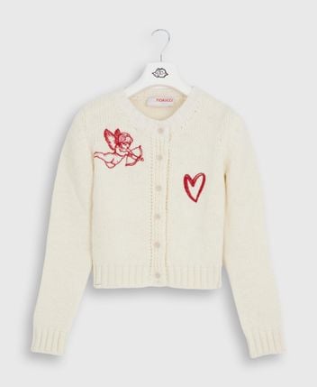 Wool-blend cardigan Cupid