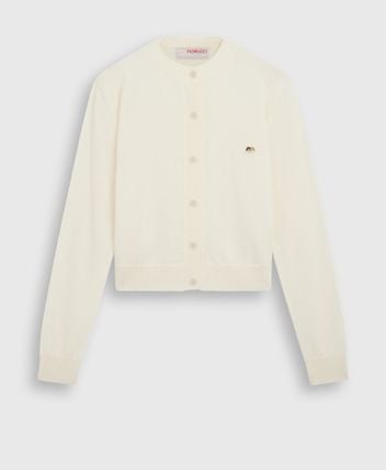 Wool cardigan Angels Patch