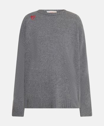 Wool-blend pullover