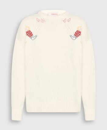 Wool-blend pullover
