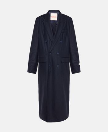 Wool-blend coat