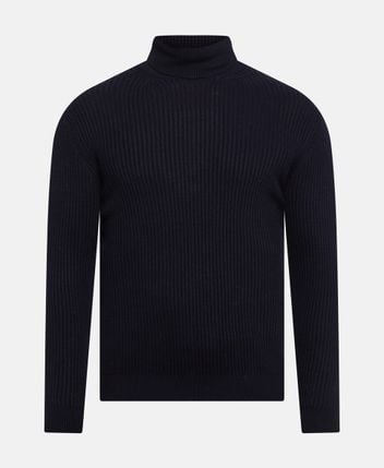 Wool-blend rollneck