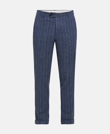 Wool-blend trousers