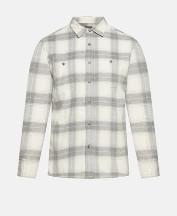 Wool-blend overshirt