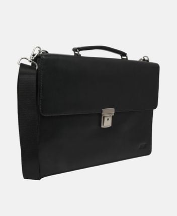 Leather business bag Skagen