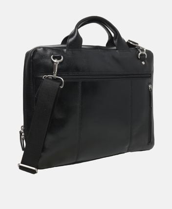 Leather business bag Skagen