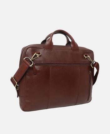 Leather business bag Skagen