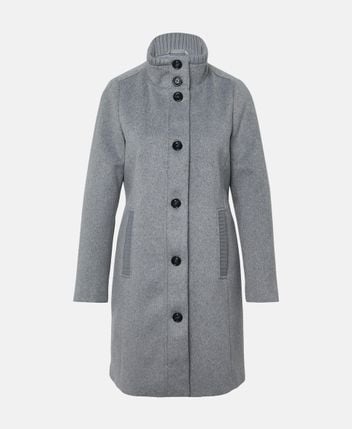 Wool-blend coat