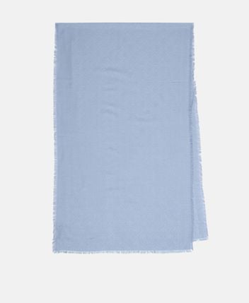 Silk-blend scarf Tmonogram