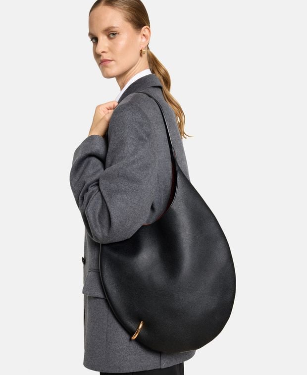 TORY BURCH 피어스드 가죽 숄더백