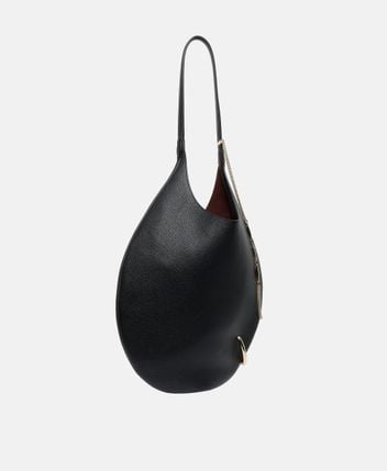 Leather shoulder bag Pierced