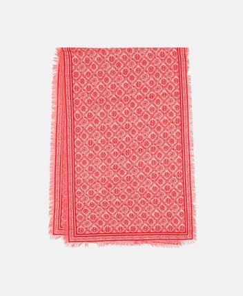 Wool-blend scarf