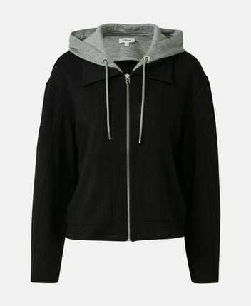 Hooded sweat jacket