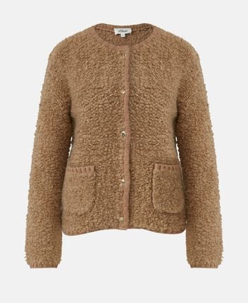 Wool-blend cardigan