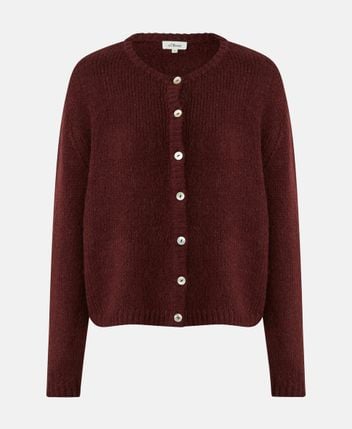 Wool-blend cardigan